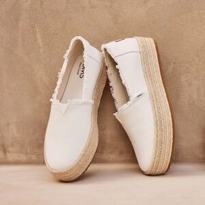 TOMS Valencia Platform Espadrille Shoes